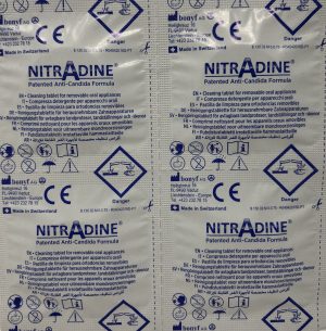 Sample packets of Nitradine